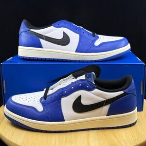 NEW Nike Air Jordan 1 Retro Low OG Game Royal Blue NBY CZ0790-140 Men Size 10